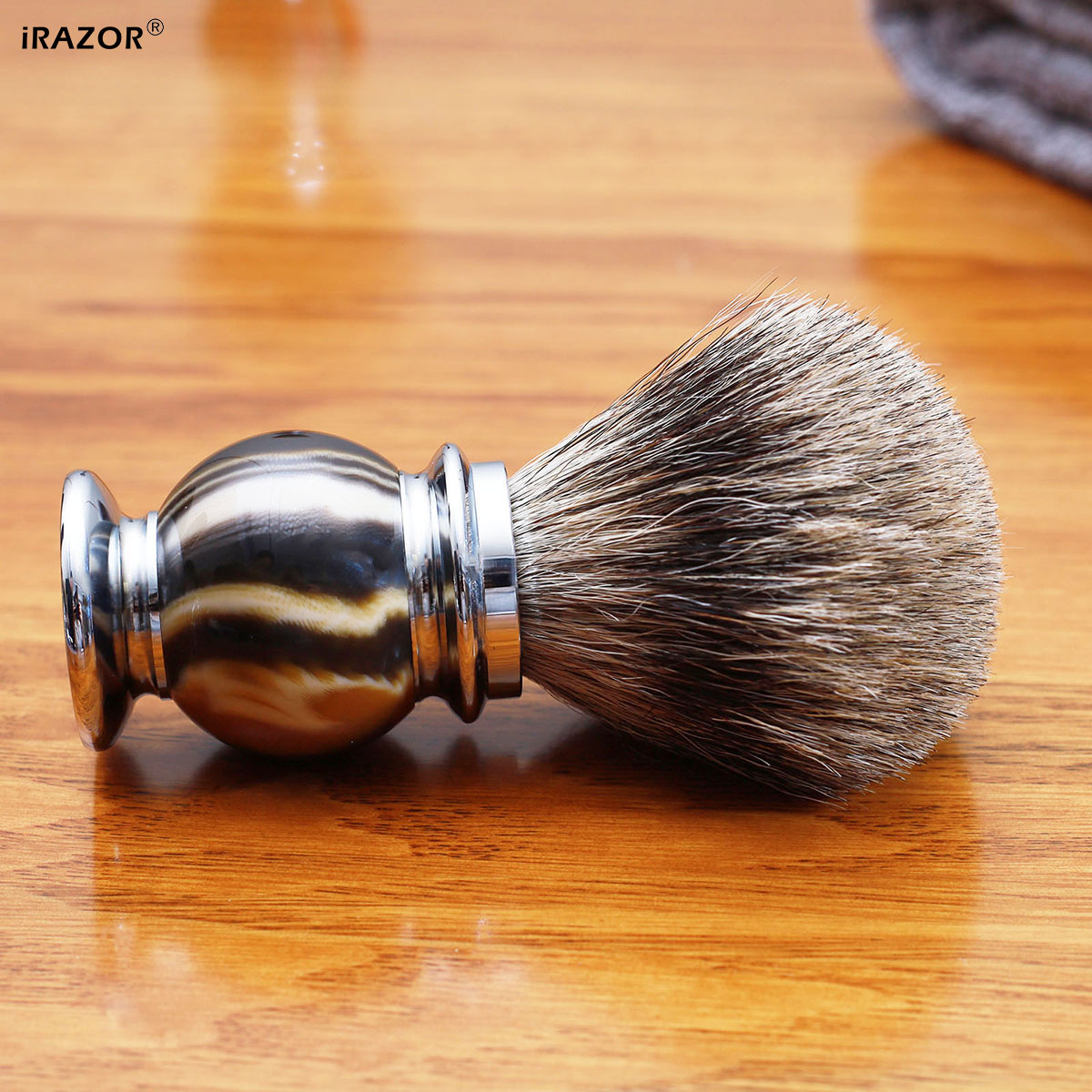 iRAZOR Silvertip Shaving Brush - Men'S Grooming Organizer review and price