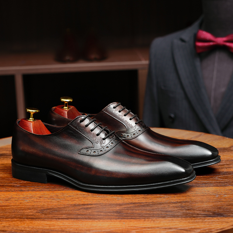 Pointed Toe Oxford Shoes Briti - Men'S Grooming Oxford review and price