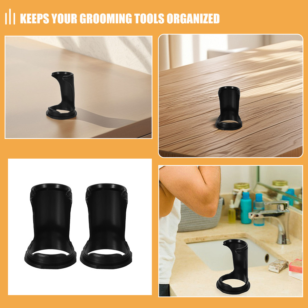 2Pcs Plastic Shaving Brush Hol - Men'S Grooming Organizer review and price