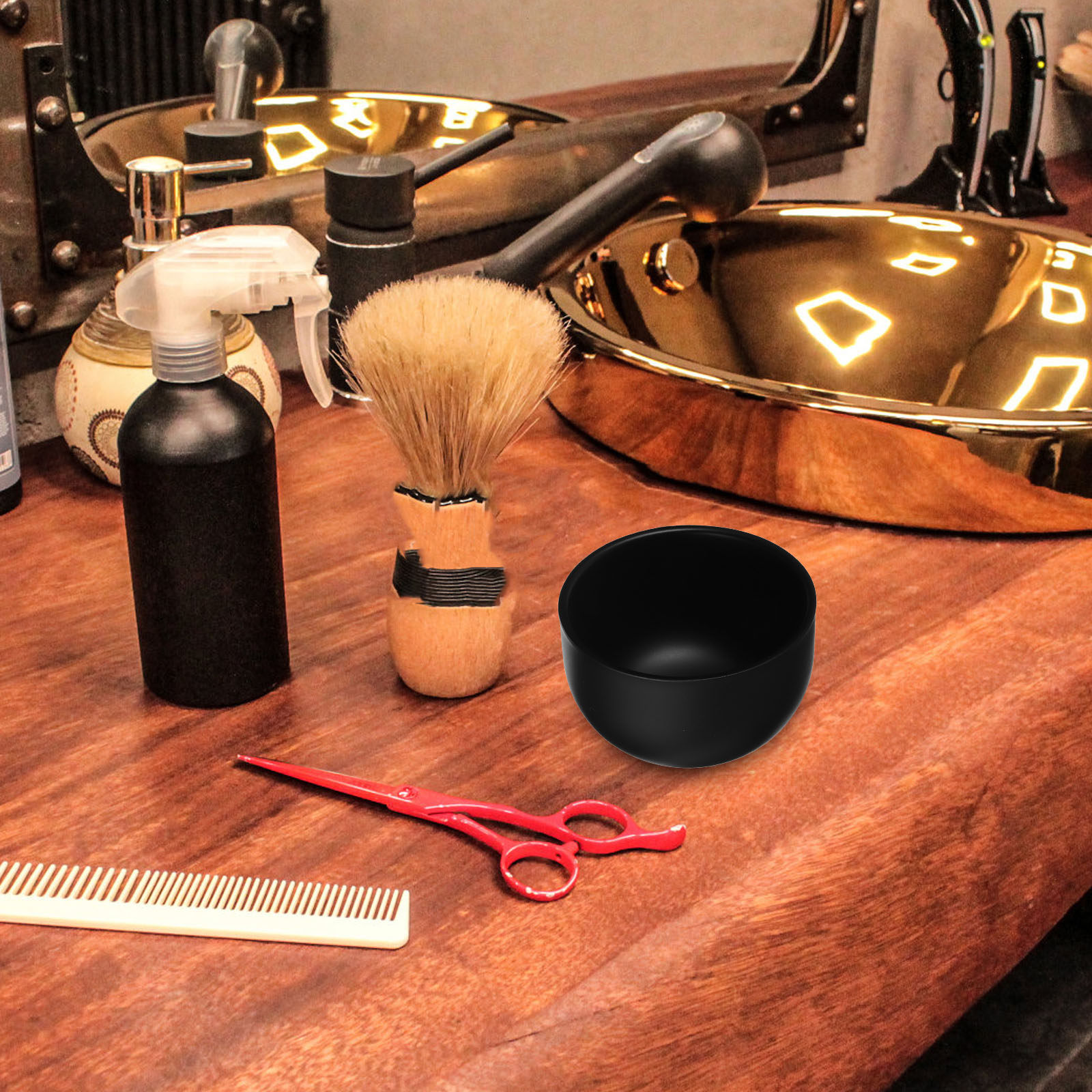 Black Mens Stainless Steel Sha - Shaving Bowl Soap review and price