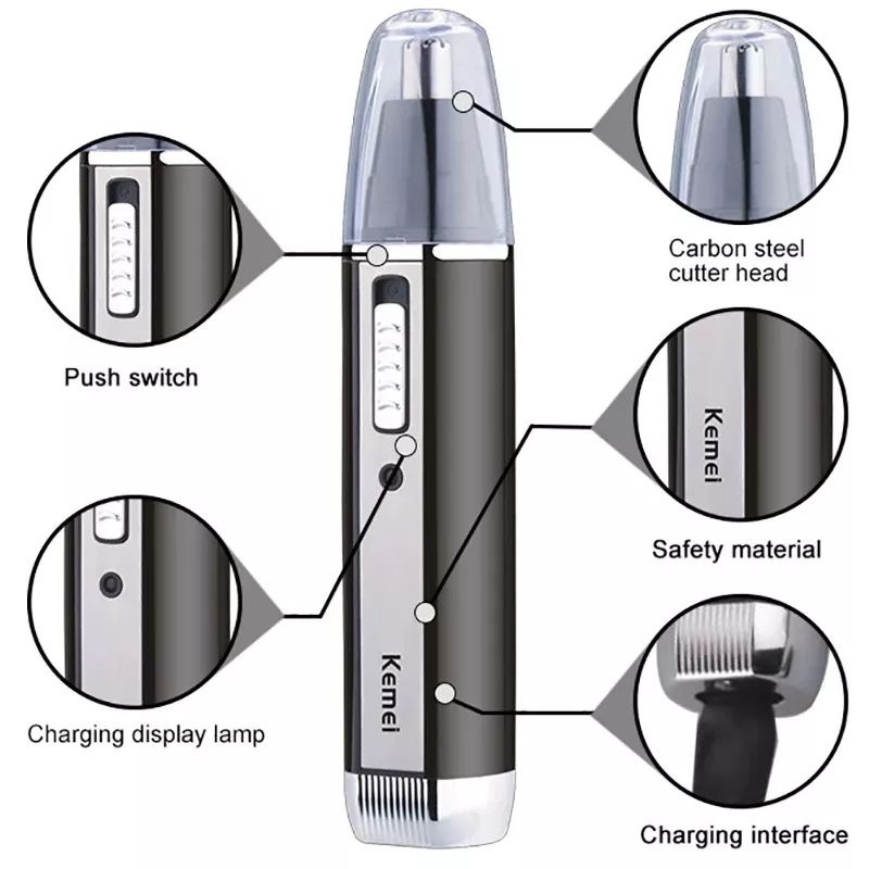 Kemei Rechargeable Electric Al - Men'S Grooming Nose And Ear review and price
