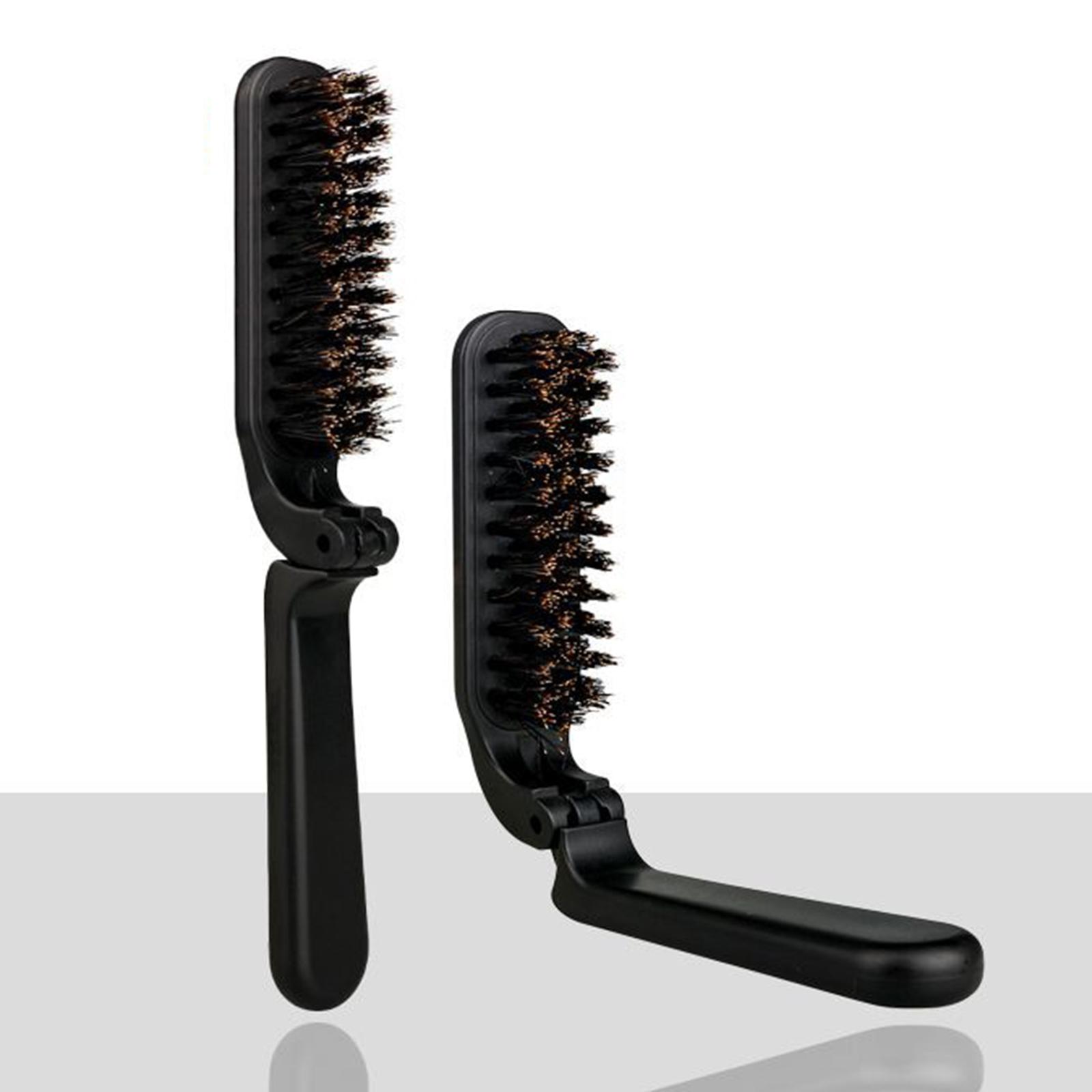 Black Stylish Beard Brush Fold - Men'S Grooming Barbershop review and price
