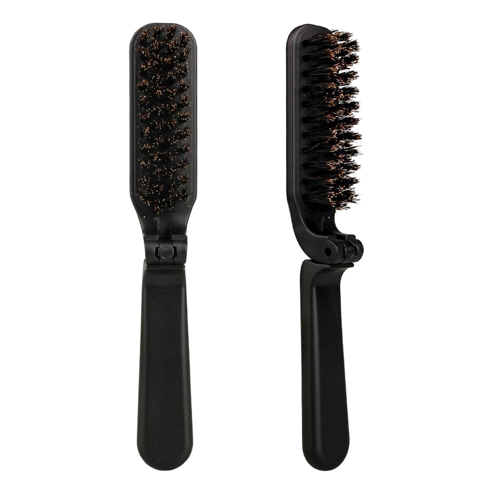Black Stylish Beard Brush Fold - Men'S Grooming Barbershop review and price