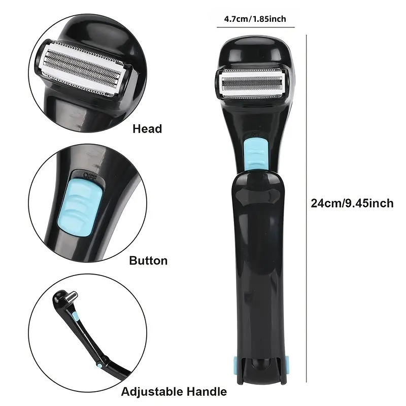 Rechargeable Electric Back Sha - Men'S Grooming Hair And Body Wash review and price