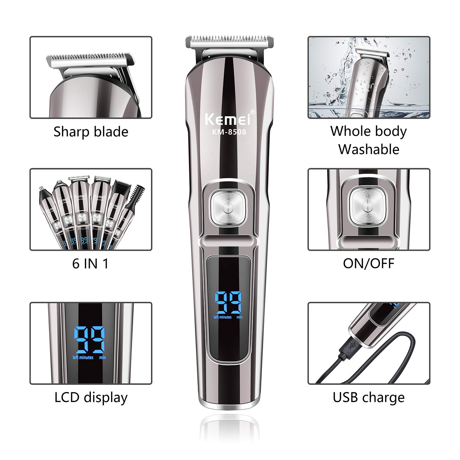 Original kemei all in one hair - Men'S Grooming Hair And Body Wash review and price