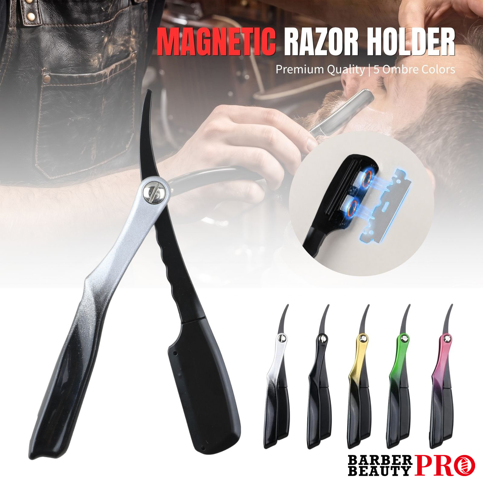 Magnetic Folding Straight Razo - Men'S Grooming Barbershop review and price